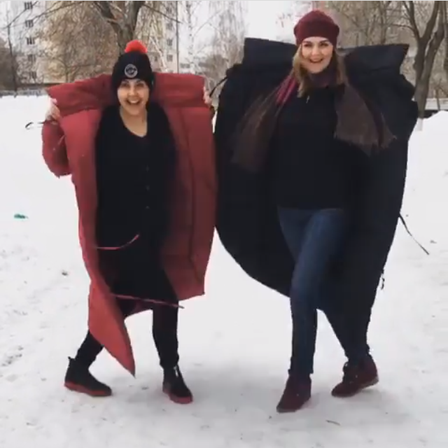 Пуховик YOUpiter на известной клиентке