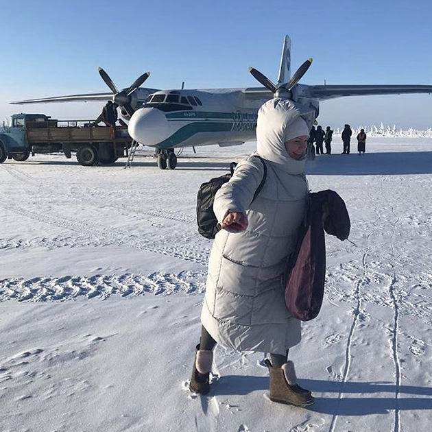 Пуховик YOUpiter на известной клиентке